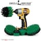 Drill Brush Power Scrubber By Useful Products 5 in W 5 in L Brush, Green G-S-542CO-QC-DB - alternate 5